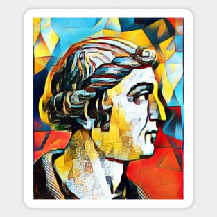 Cassius Dio Abstract Portrait | Cassius Dio Artwork 2 Magnet